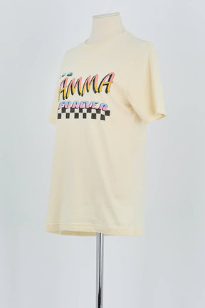 T-shirt My Travel Dreams  Jaune