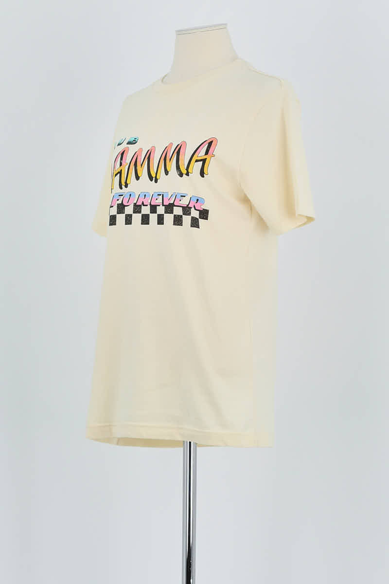 T-shirt My Travel Dreams  Jaune