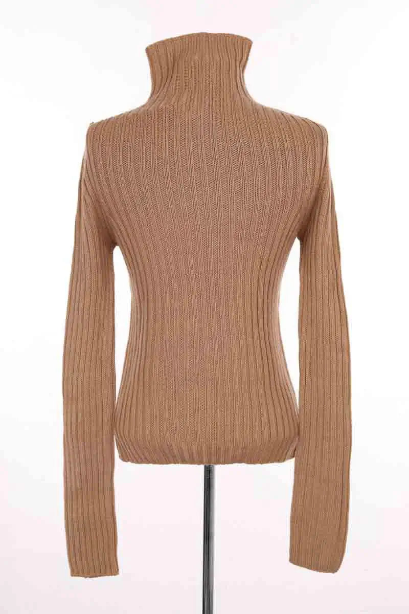 Pull Sportmax Camel en Laine