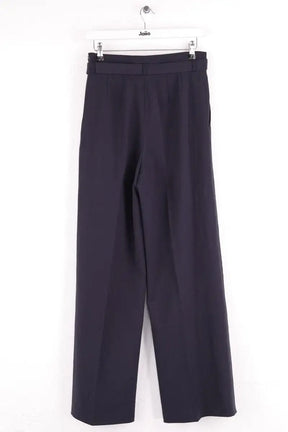 Pantalon droit Maje Marine en Synthétique