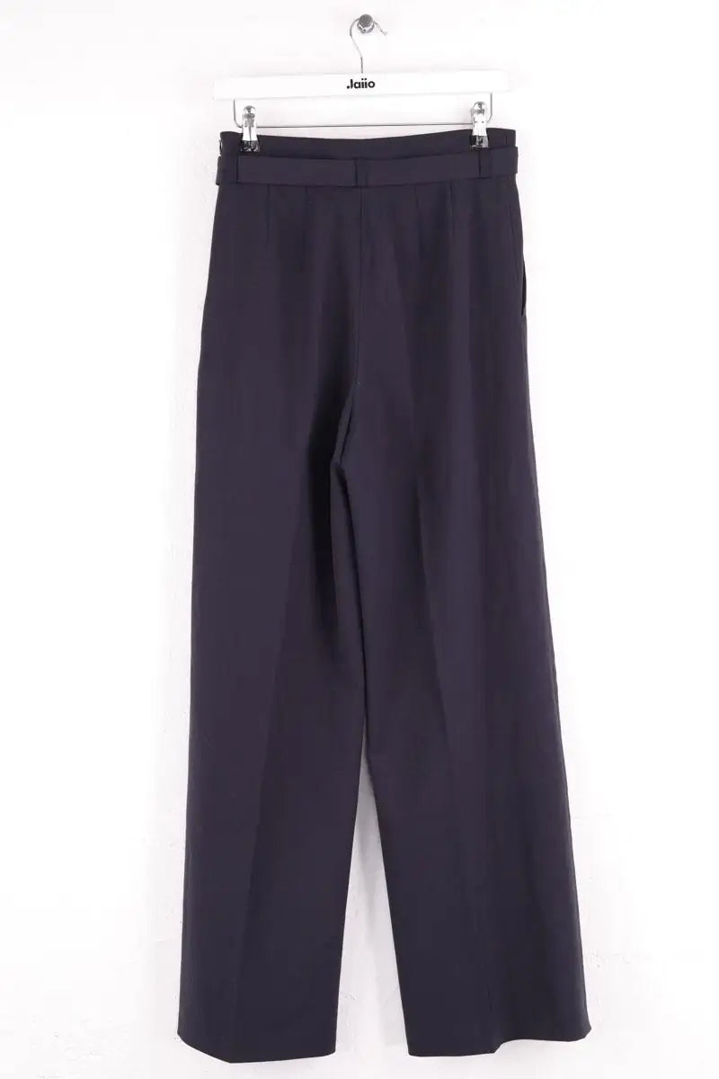 Pantalon droit Maje Marine en Synthétique