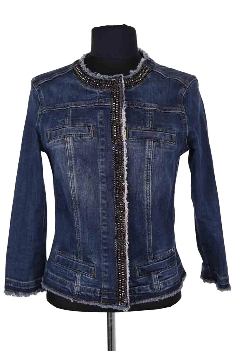 Veste Liu Jo Bleu en Coton, taille S - Seconde Main