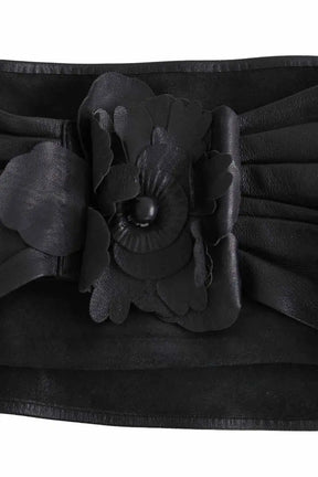 Ceinture en cuir Sportmax Anthracite en Cuir