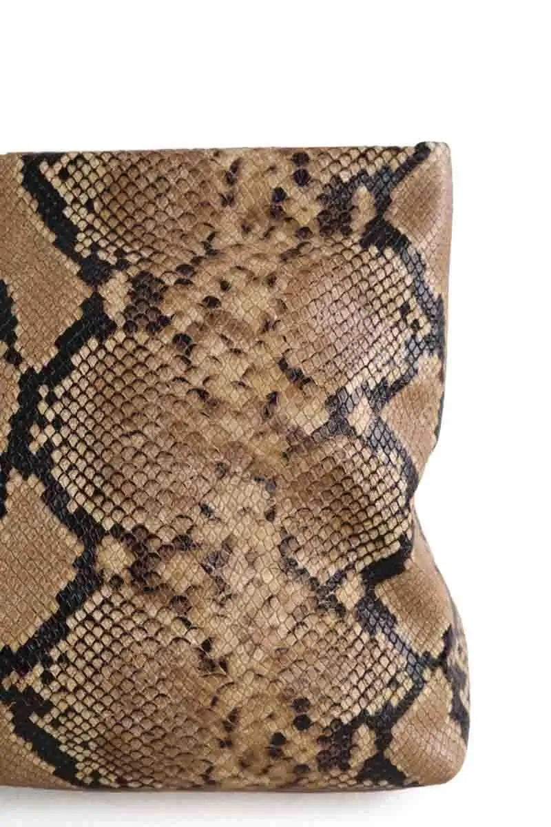 Pochette Nili Lotan Marron en Cuir
