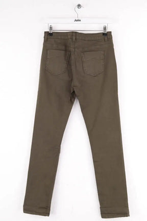 Pantalon droit Gerard Darel Kaki en Coton