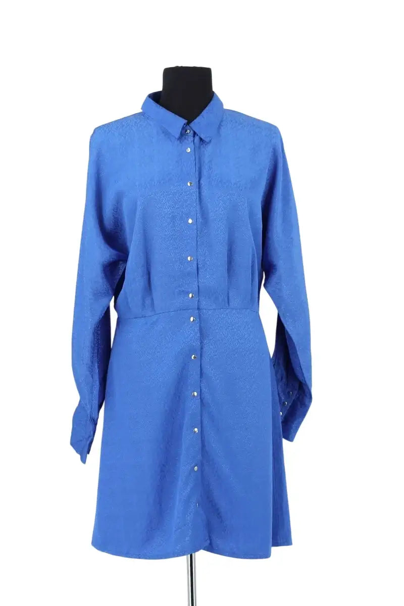 Robe Balzac Bleu en Viscose, taille L - Seconde Main