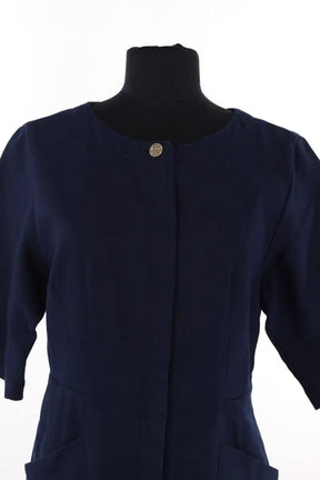 Robe Tara Jarmon Marine en Coton