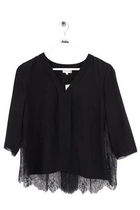 Blouse Claudie Pierlot Noir en Soie, taille S - Seconde Main