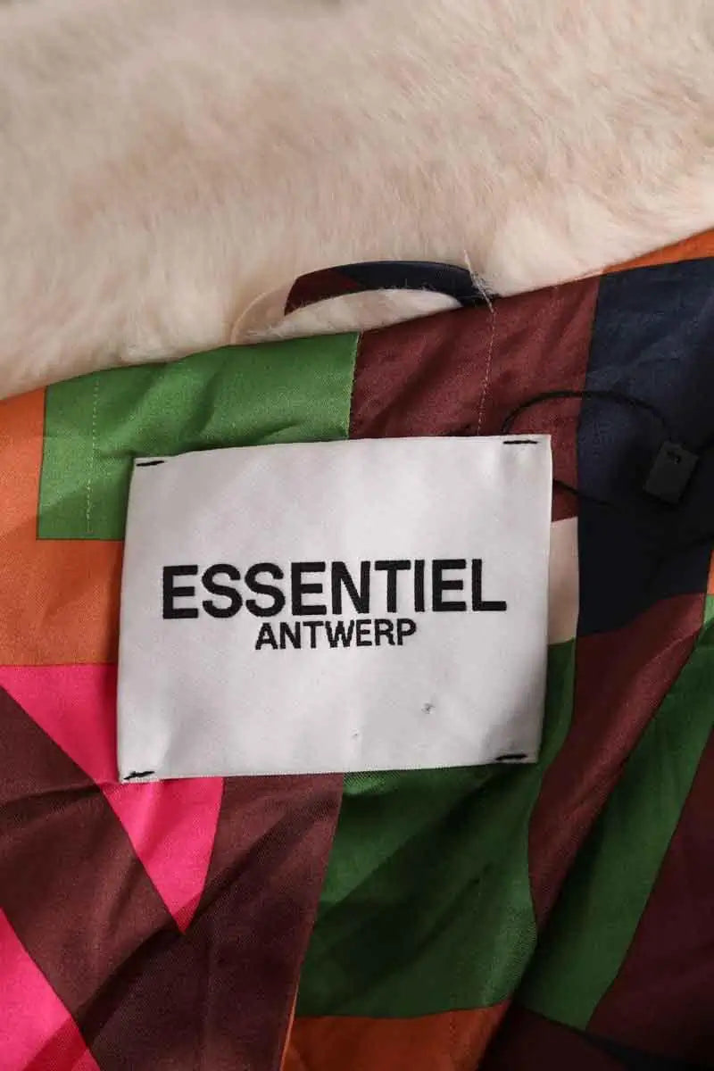 Manteau Essentiel Antwerp Blanc en Synthétique