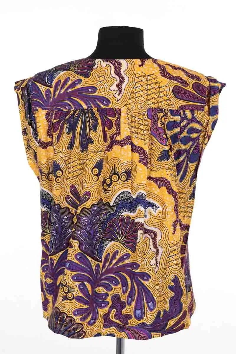 Blouse Tara Jarmon Jaune en Coton