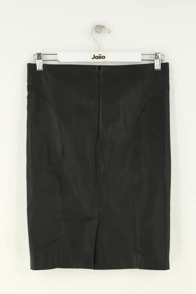 Jupe Ba&Sh Noir en Cuir