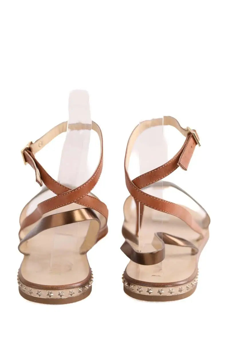 Sandales Jimmy Choo Marron en Cuir
