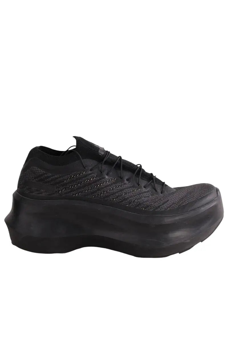 Baskets Salomon Noir en Tissu, taille 38 - Seconde Main