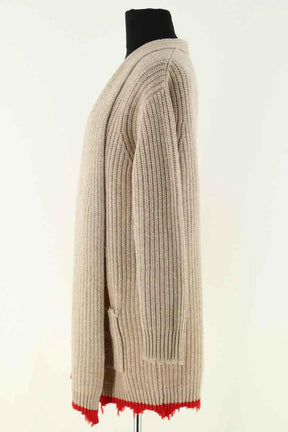Cardigan Zadig & Voltaire Rita Beige en Laine