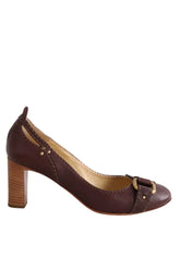 Talons Chloé Marron en Cuir, taille 37 - Seconde Main