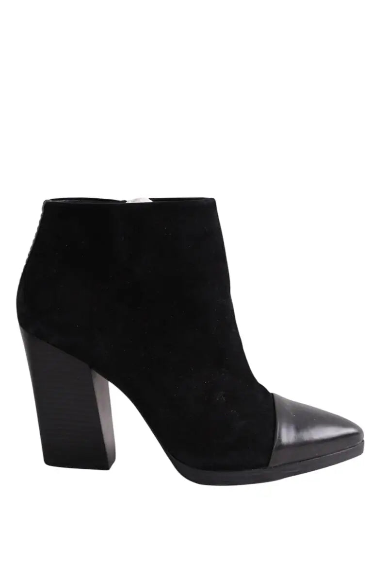 Boots Tory Burch Noir en Daim, taille 39 - Seconde Main