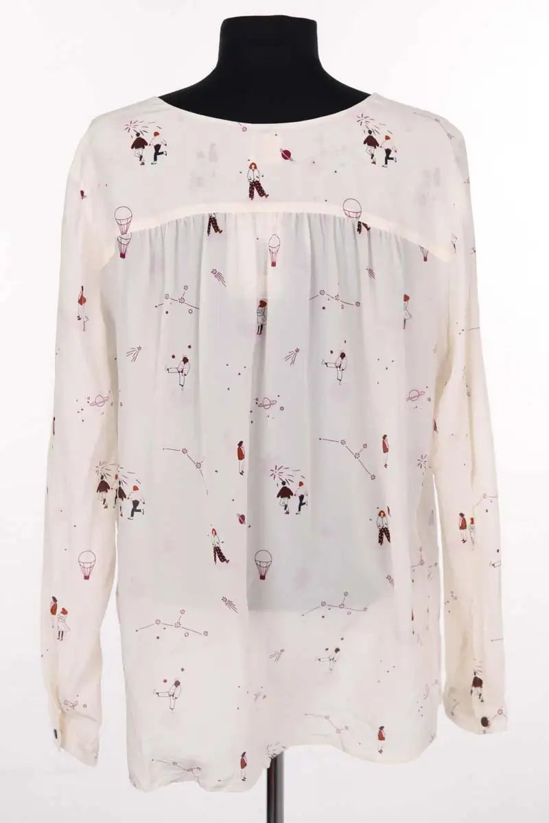 Blouse Des Petits Hauts Beige en Synthétique
