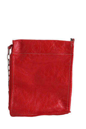 Sac porté épaule Moschino Rouge en Cuir