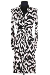 Robe Diane Von Furstenberg Blanc en Synthétique, taille XS - Seconde Main