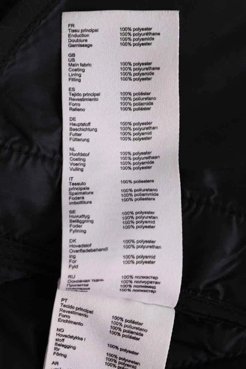 Manteau Maje Noir en Synthétique