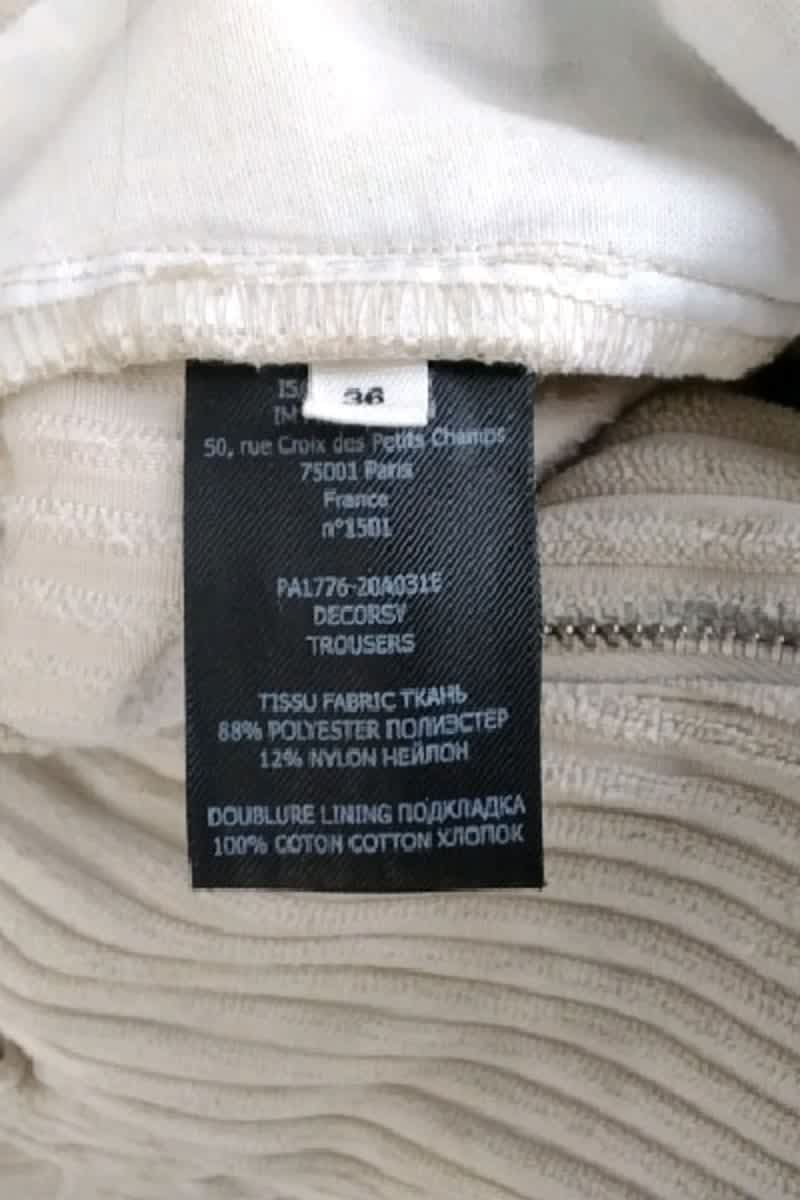 Pantalon droit Isabel Marant  Beige