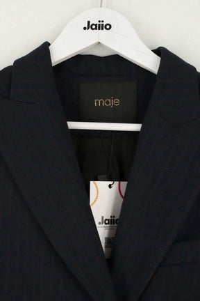 Blazer Maje Marine en Laine