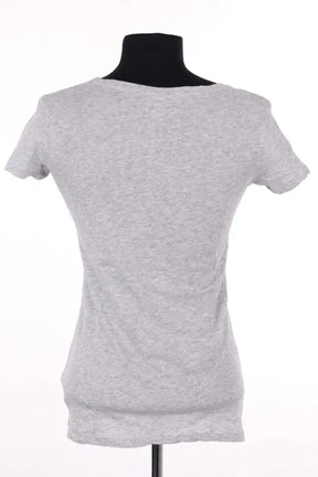 T-shirt Majestic Filatures Gris en Coton