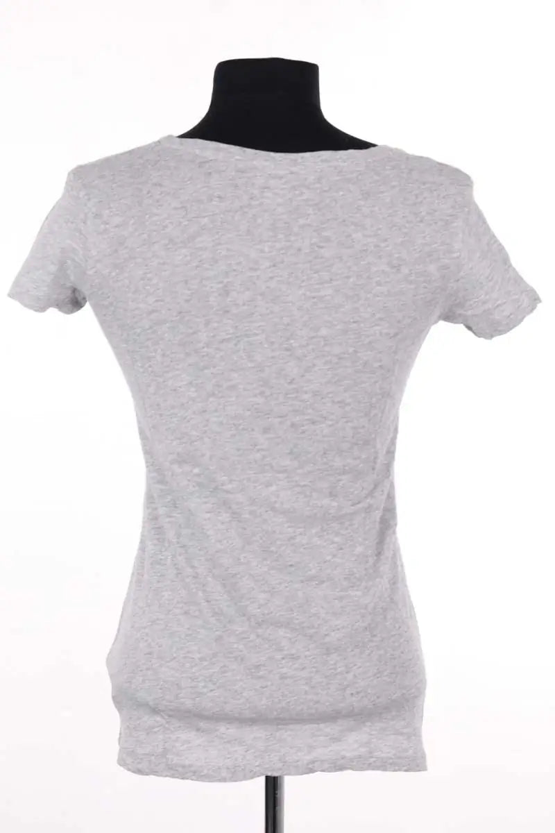 T-shirt Majestic Filatures Gris en Coton