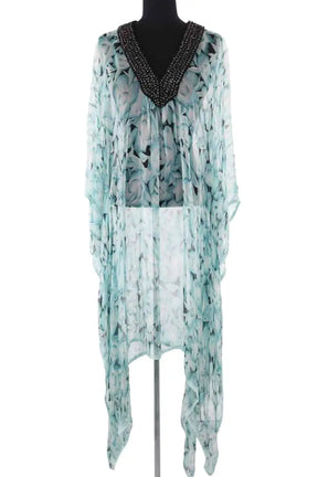 Robe de plage Missoni Bleu en Soie, taille TU - Seconde Main