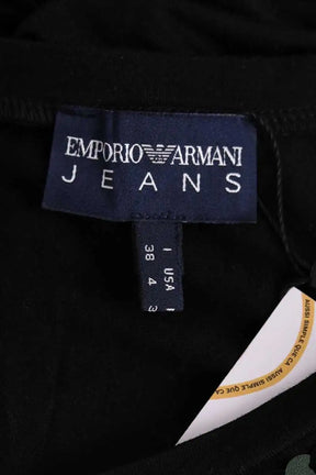 Top Emporio Armani Noir en Viscose