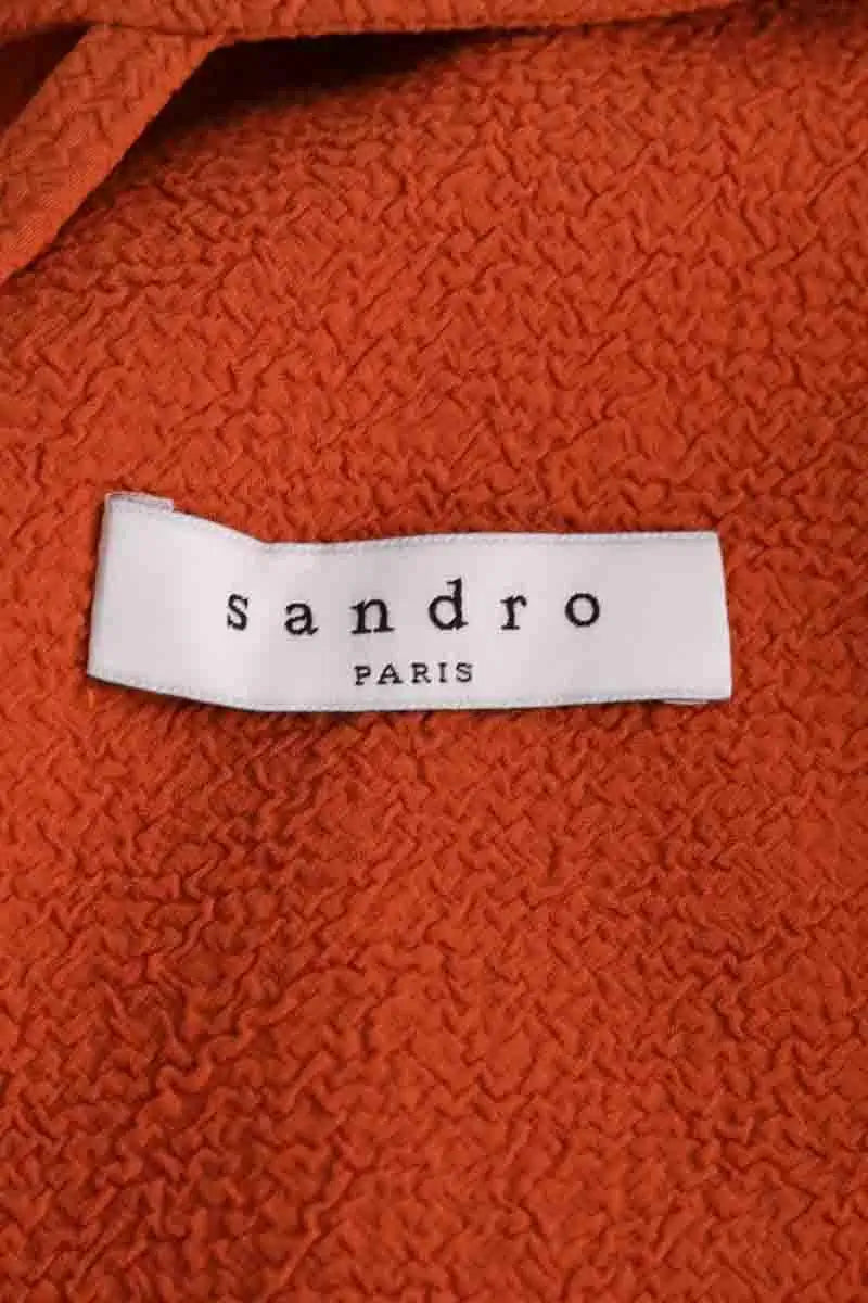 Robe Sandro Orange en Synthétique