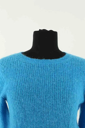 Pull Maje Bleu en Laine