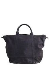 Cabas Gerard Darel Marine en Cuir - Seconde Main