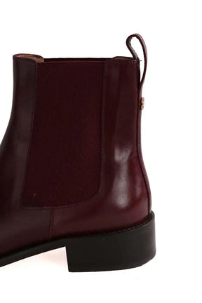 Boots LK Bennett Hattie Bordeaux en Cuir