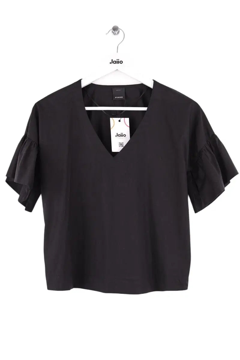 Blouse Pinko Noir en Coton, taille XS - Seconde Main