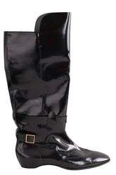 Bottes Tod's Noir en Cuir verni, taille 40 - Seconde Main