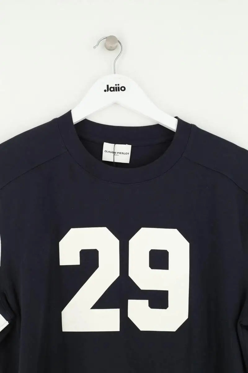 T-shirt Claudie Pierlot Marine en Coton