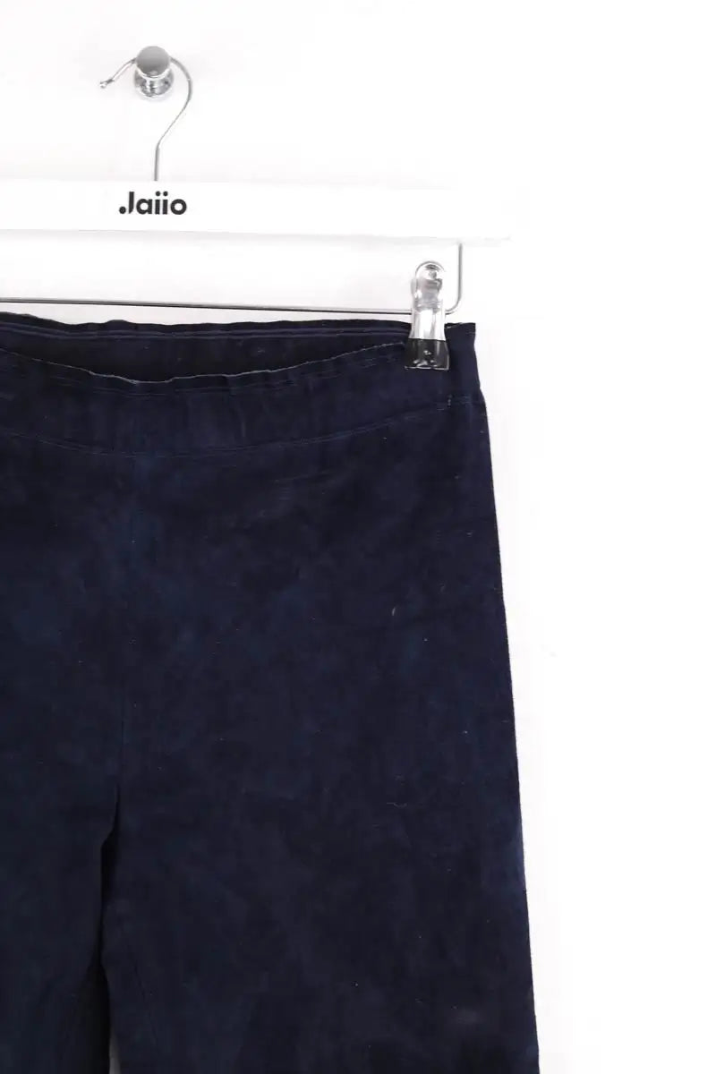Pantalon droit Stouls Marine en Daim