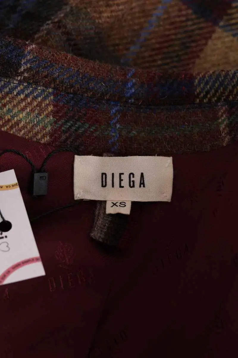 Manteau Diega Marron en Laine