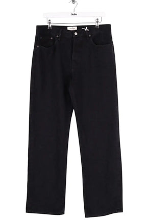 Jean droit Frame Noir en Coton, taille L - Seconde Main