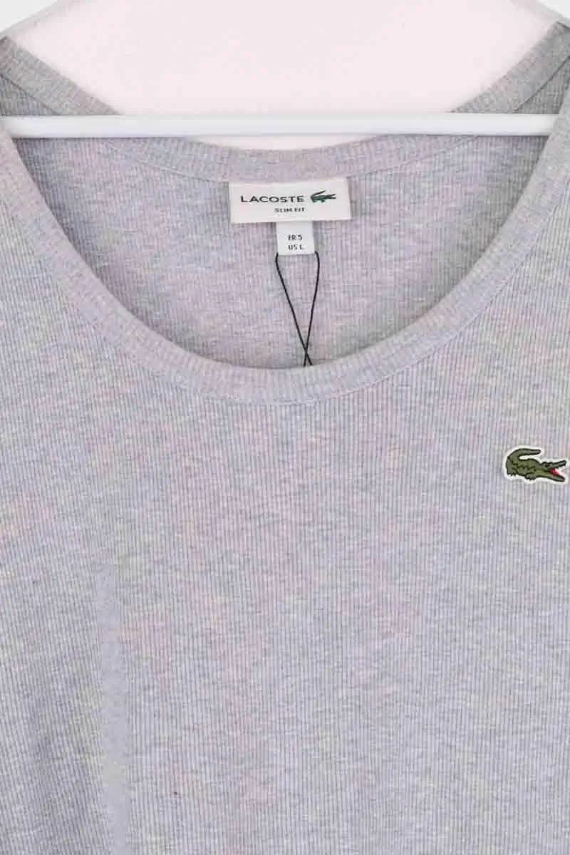 Top sans manche Lacoste Gris en Coton