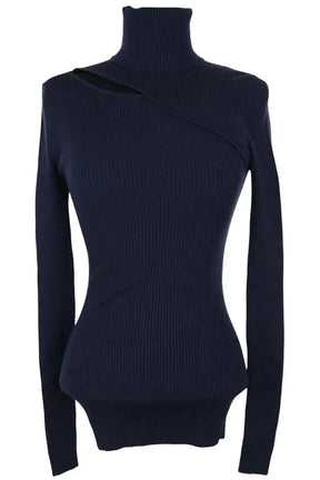 Pull Barbara Bui Bleu en Soie, taille XS - Seconde Main