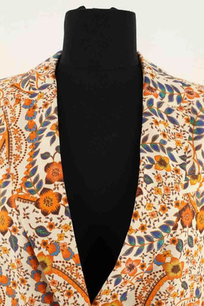 Blazer Sézane Orange en Lin