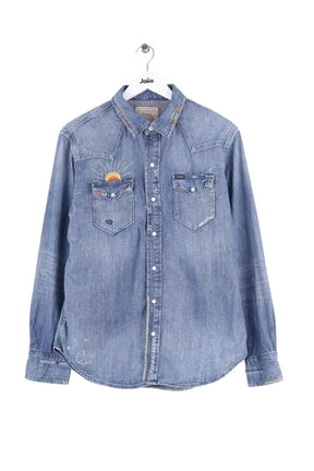 Chemise Ralph Lauren Bleu en Coton, taille M - Seconde Main