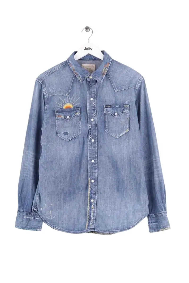 Chemise Ralph Lauren Bleu en Coton, taille M - Seconde Main