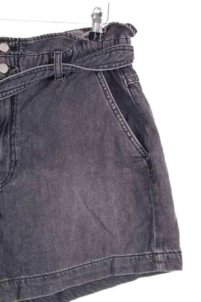 Mini short Ba&Sh Gris en Coton
