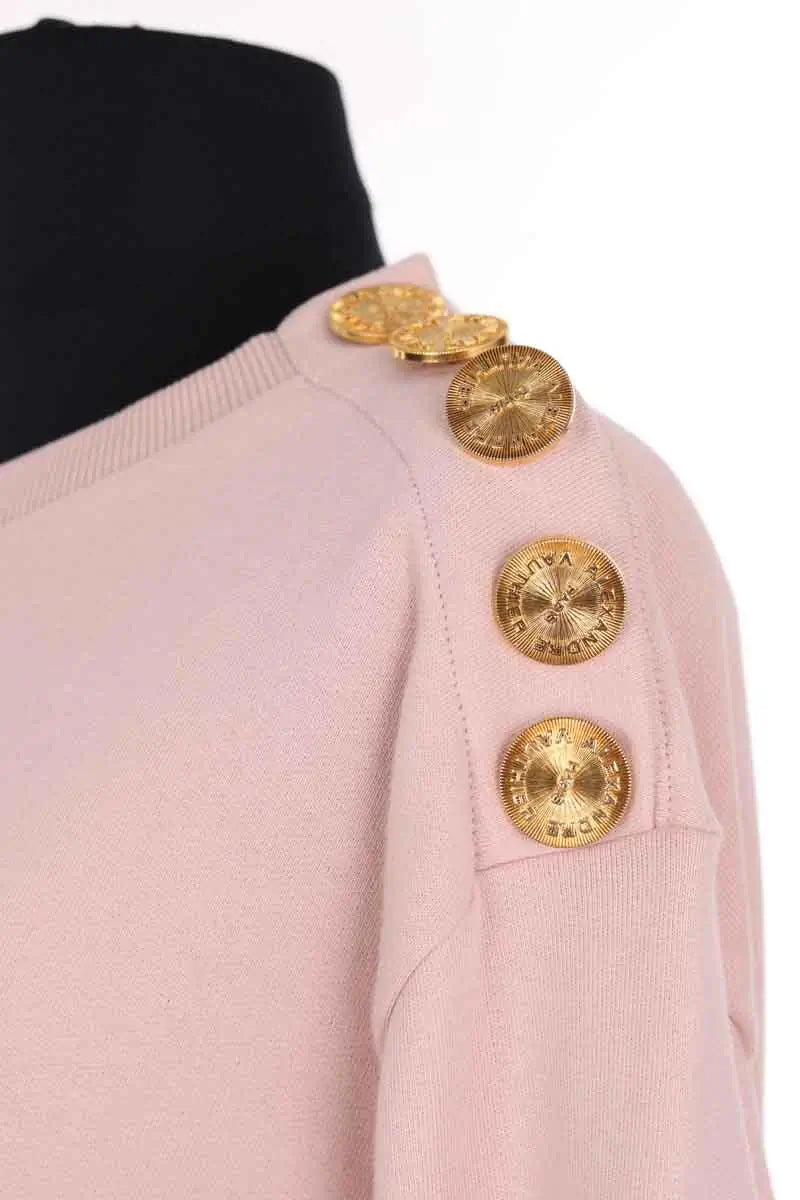 Sweatshirt Alexandre Vauthier Rose en Coton