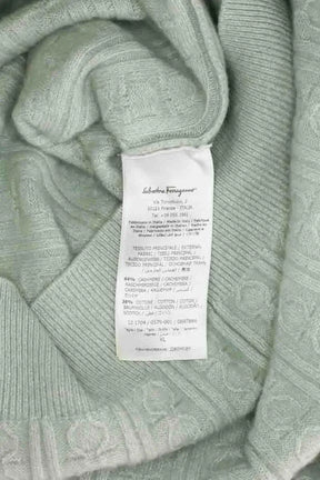 Pull Salvatore Ferragamo Vert en Laine