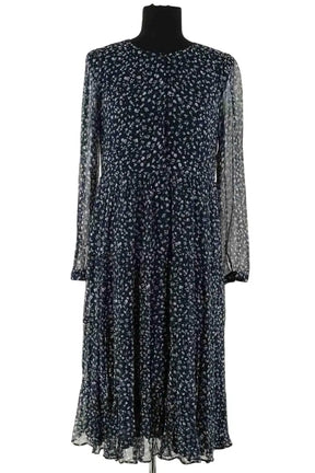 Robe Sézane Bleu en Viscose, taille S - Seconde Main