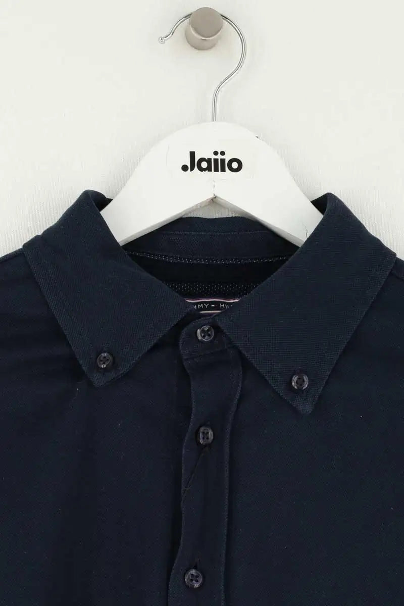 Polo Tommy Hilfiger Marine en Coton
